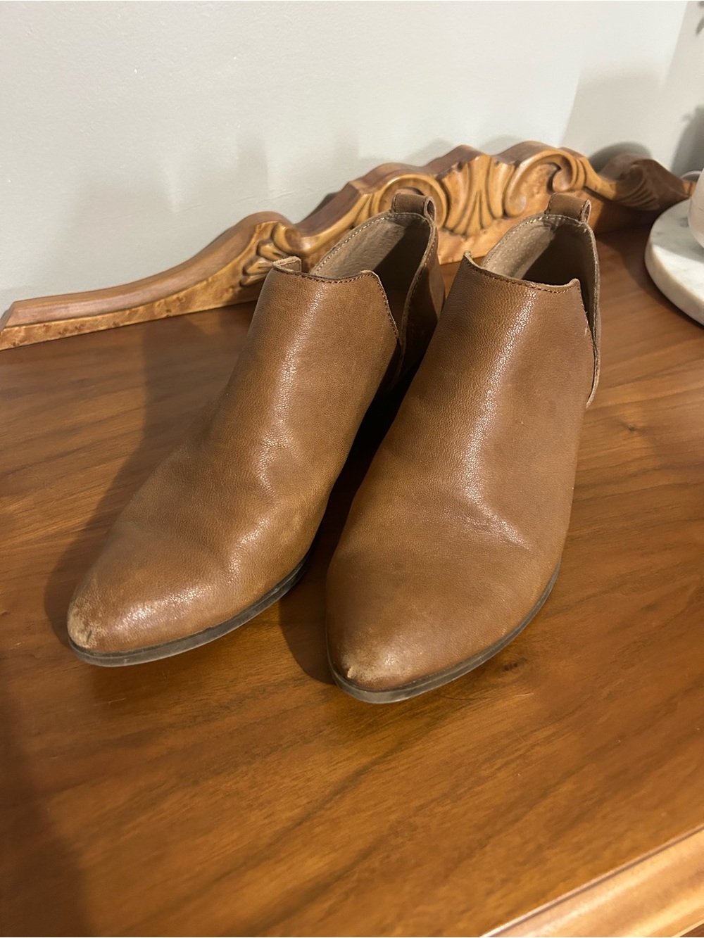 Frye Brown Leather Women's Ankle Booties